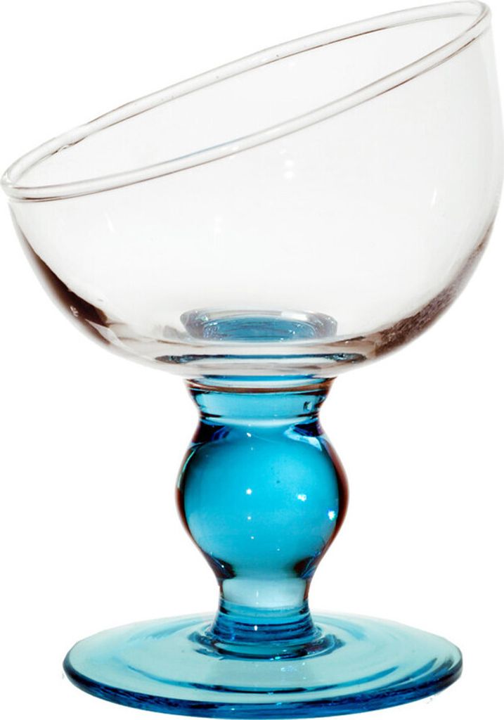 Eiscremeglas Olivia hellblau 175 ml Eisbecher Dessertglas Kelchglas