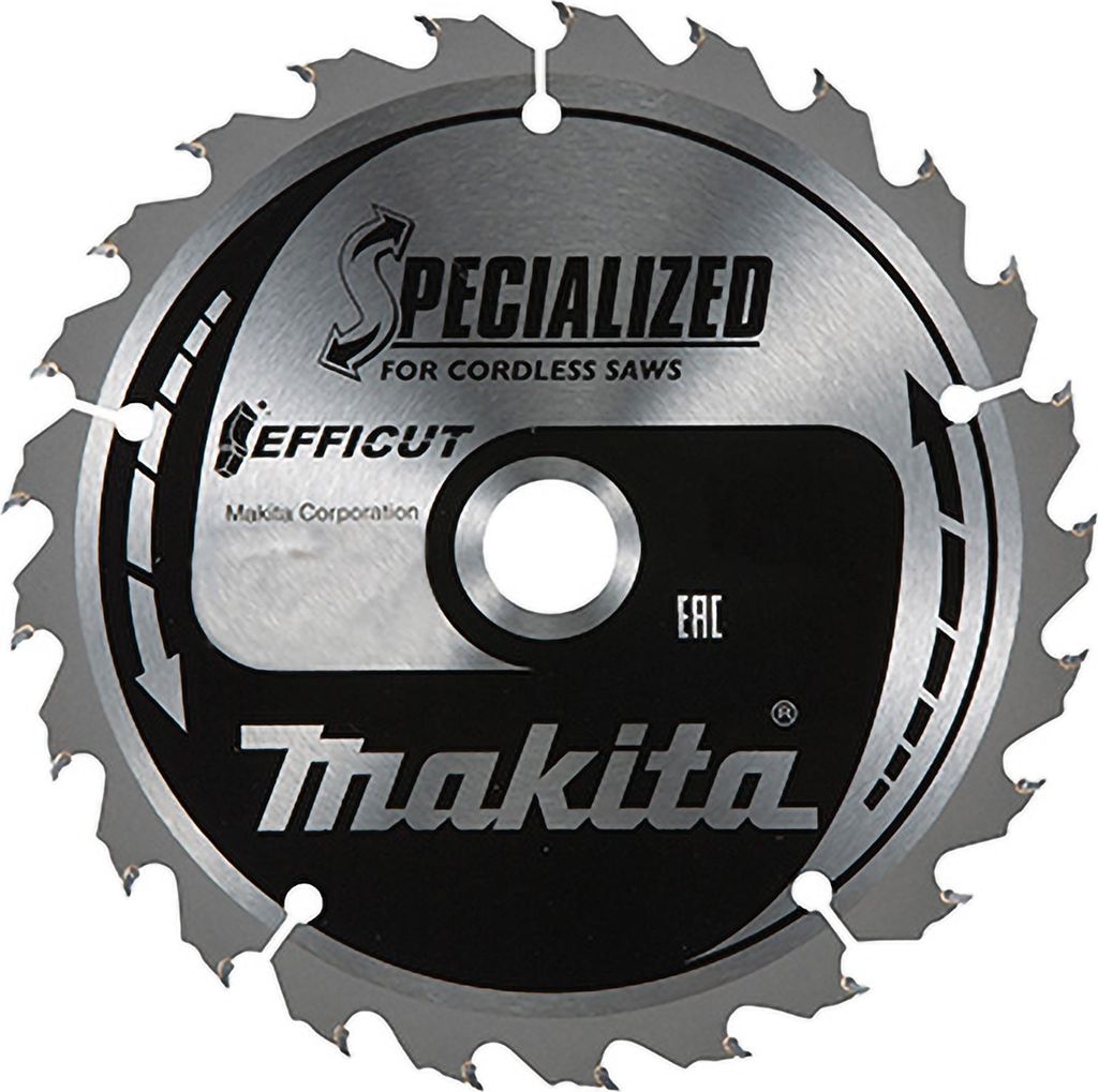 Makita E-07705 Efficut TCT-Kreissägeblatt 260 x 30 mm 24 Zähne 2,15 mm Holz