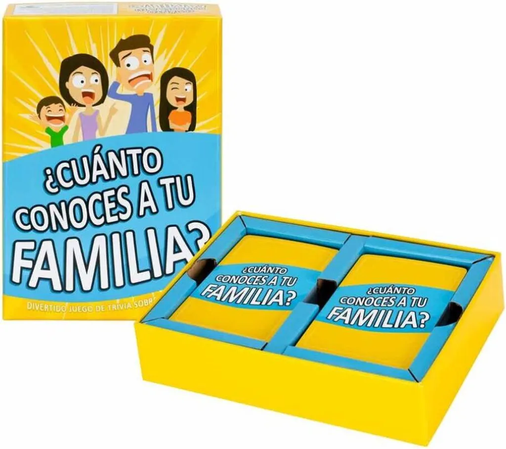 Jeu Espagnol interactif avec questions sur la famille et proches