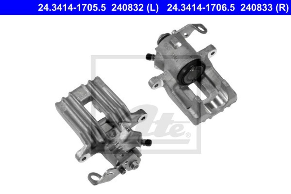 ATE Bremssattel Hinten Rechts für VW Golf IV Schrägheck (1J1) Ø41mm 24.3414-1706.5
