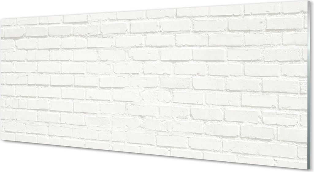 Glasbilder 125x50 Wandkunst Backsteinmauer Wand