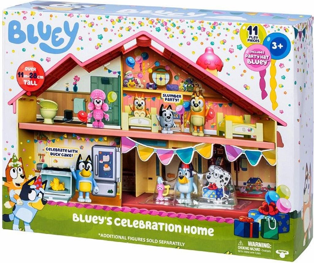 Spielset Bluey Haus Geburtstagsfeier + Bluey Figur 17669 Produktbild 