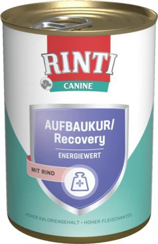 Pâtée pour Chien Rinti Canine Cure de Constitution Bœuf 400g - Lot de 12