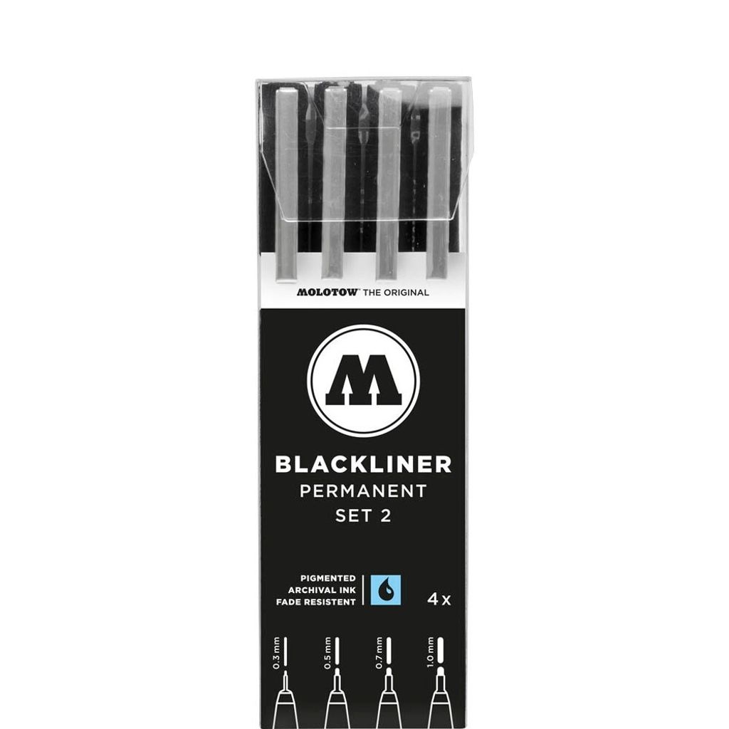 MOLOTOW 52-MO200487 Molotow Blackliner Set 2 Immagine del prodotto 