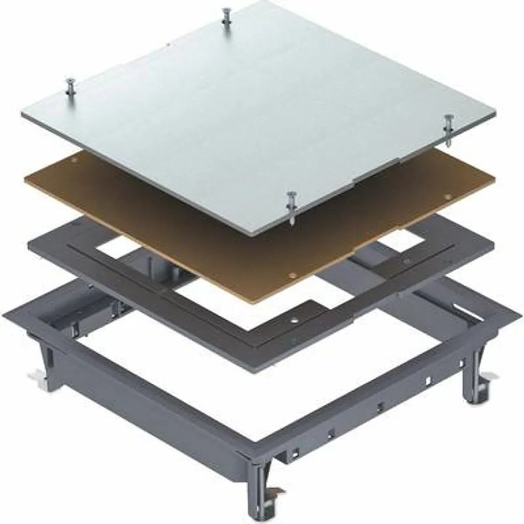 Insert de prise de courant ZES9-2 U10T 7011 OBO Bettermann gris foncé