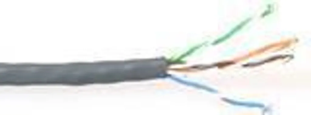 Solution câblage Ethernet stable : Câble CAT5E 100m gris U/UTP PVC rigide - 2