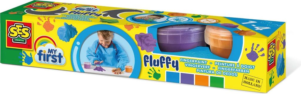 Ses My First Finger-Paint Fluffy 4 Farben