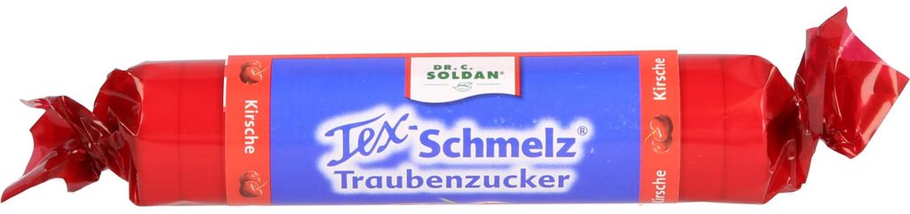 Soldan Tex Schmelz Traubenzucker Kirsche Rolle 33 g