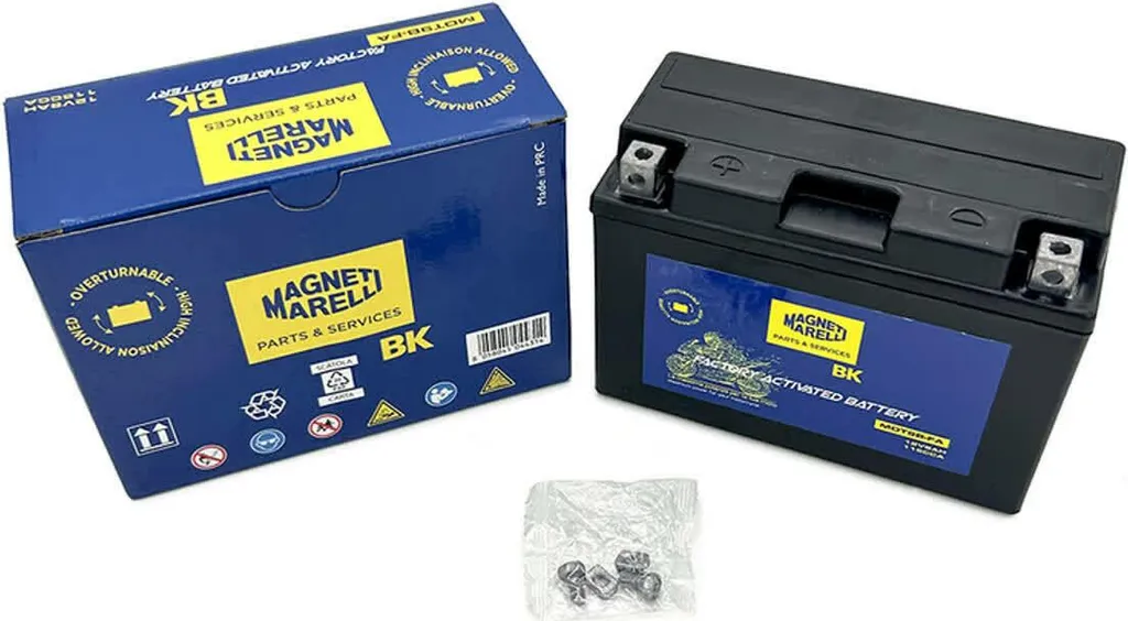 Batteria Magneti Marelli YT9B 12V 8Ah | Sigillata e Pronta all'Uso