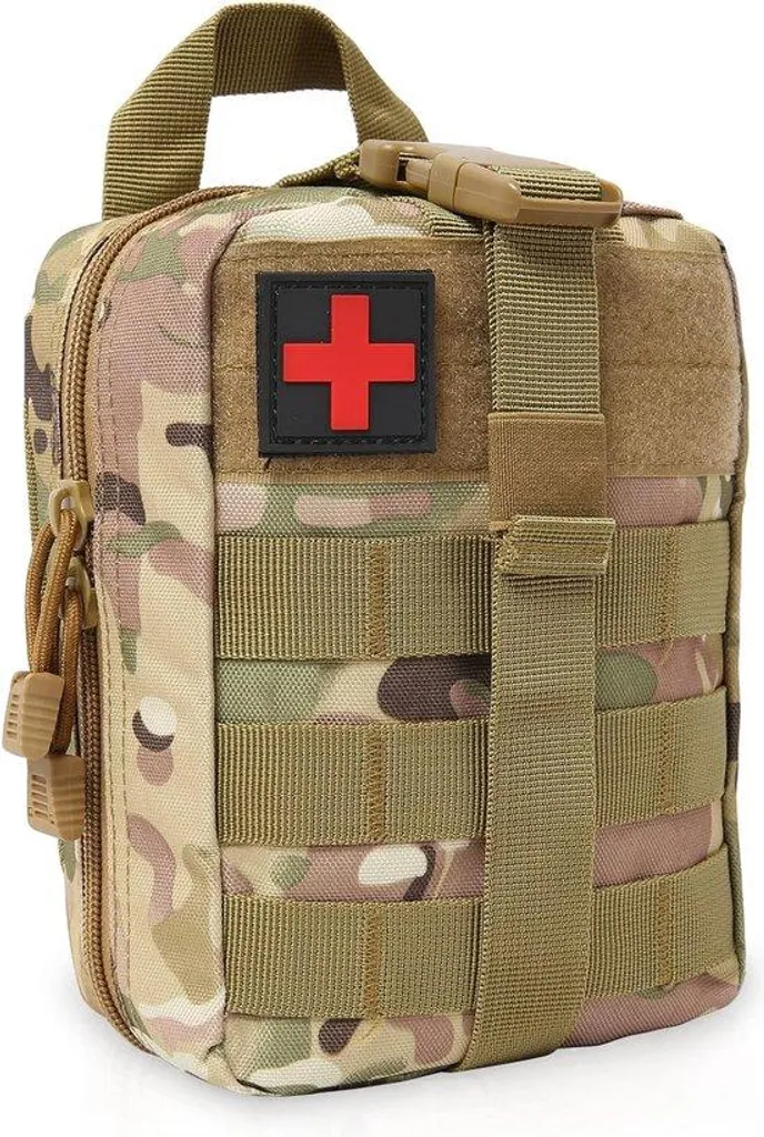 Trousse médicale d'urgence pour randonnée, chasse et survie en forêt