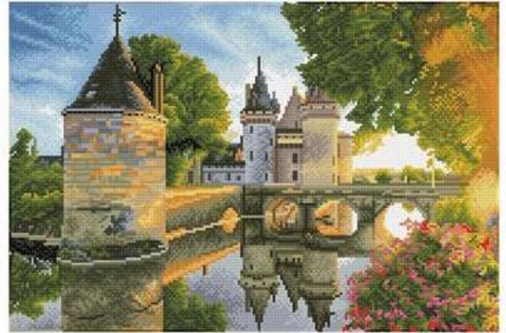 DIAMOND DOTZ - Diamond Painting Wasserschloss
