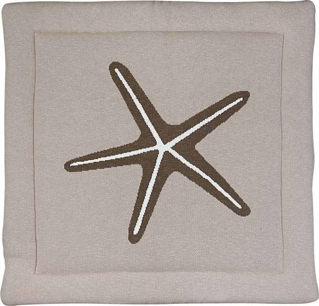 Tapis de parc bébé 100x100 Quax Étoile de mer, moelleux et lavable