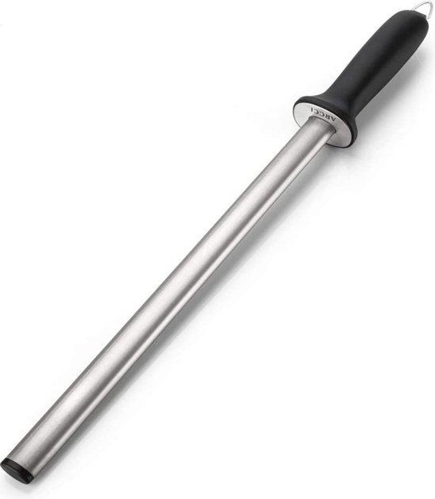 Professionelle Diamantschleifstange 26 cm, Schleifstange mit Messer, Korallen, für Kochen, Haushalt, Boot, Diamantschleifer, Schleifstahl, Schleif...