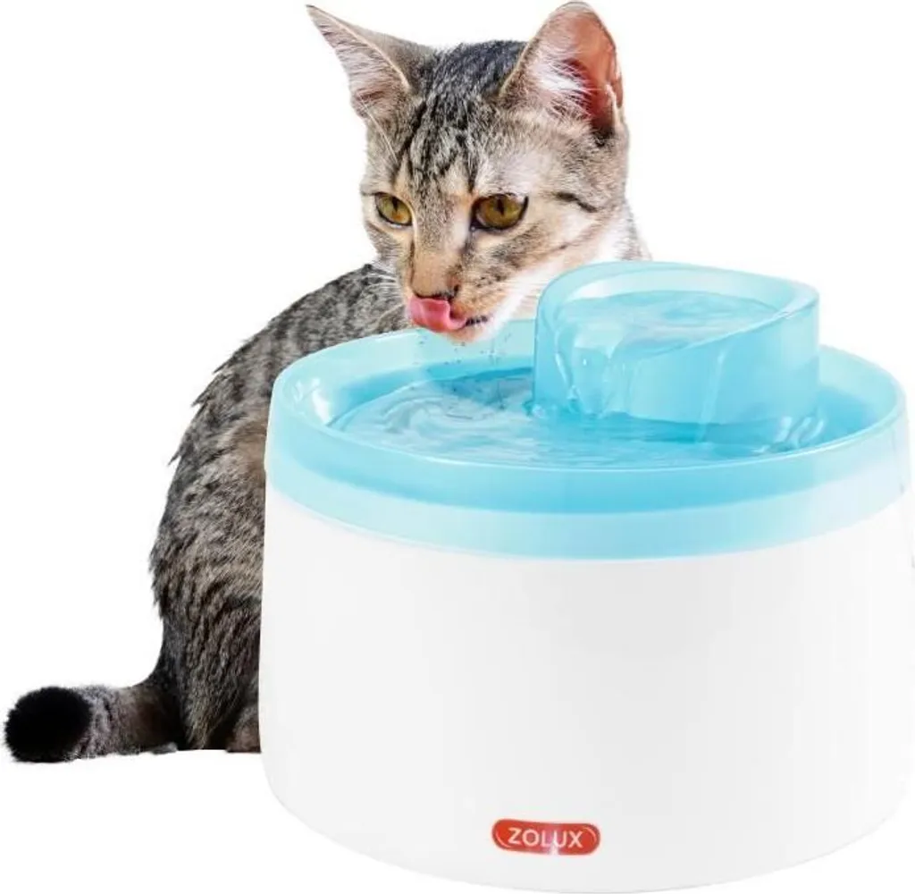 Zolux Fontana 2L Gatto e Cane: Dispenser Acqua Elettrico Silenzioso