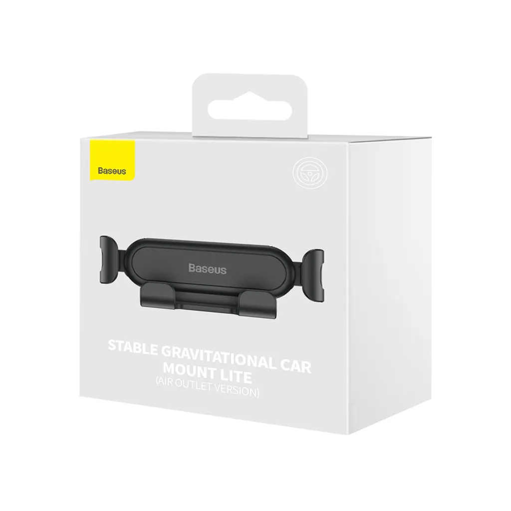 Baseus Supporto Smartphone Gravitazionale Lite Nero per Auto - 5