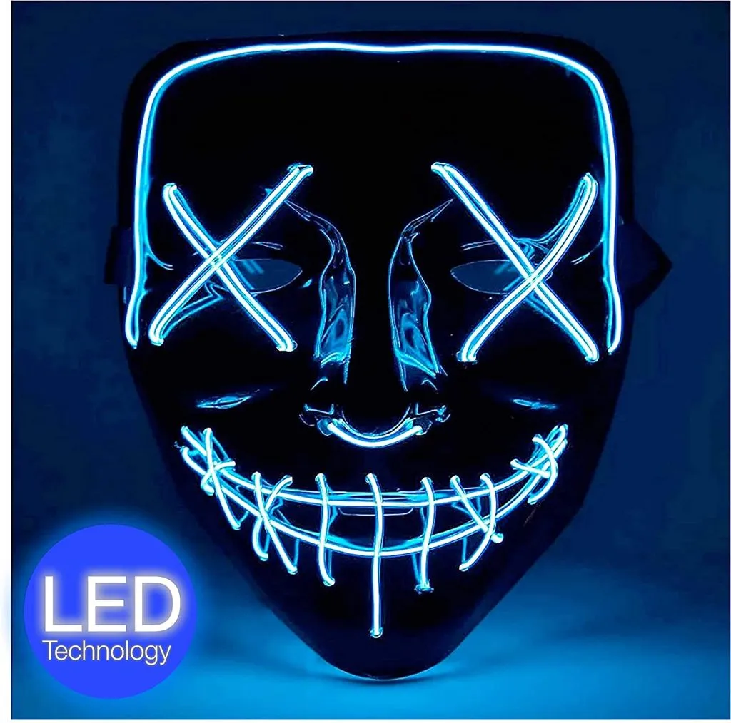 Halloween LED Grusel Maske Mystery Electronic Kaufland.de