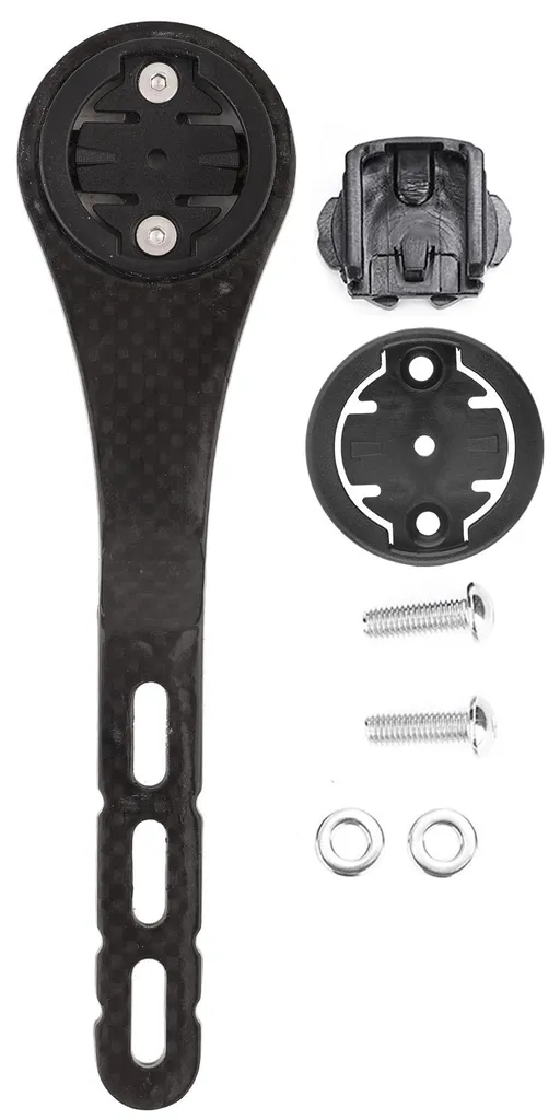 Support Compteur Vélo Universel Fixe - Fixation Guidon Noir en Alliage