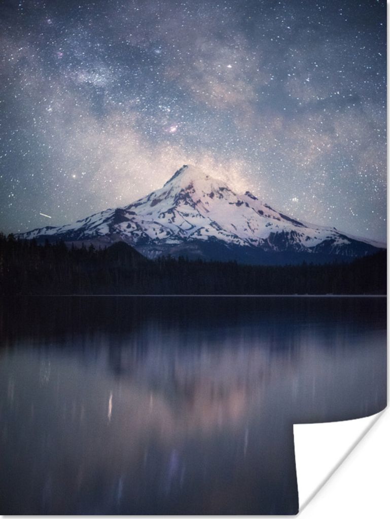 MuchoWow Poster Mount Hood Nordamerika 120x160 cm - Wandbilder