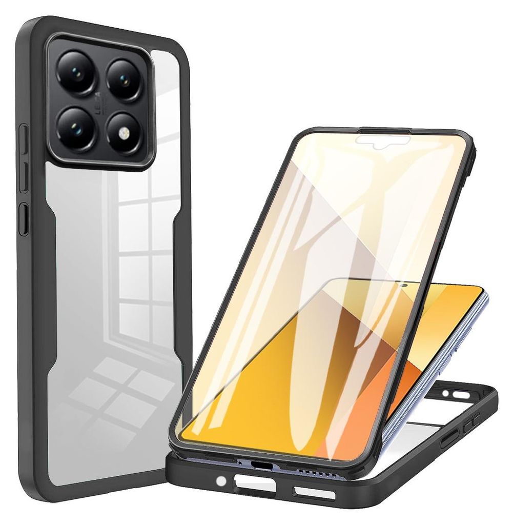 360° Grad Hülle Xiaomi 14T Rundum vollschutz Integriertem Produktbild 