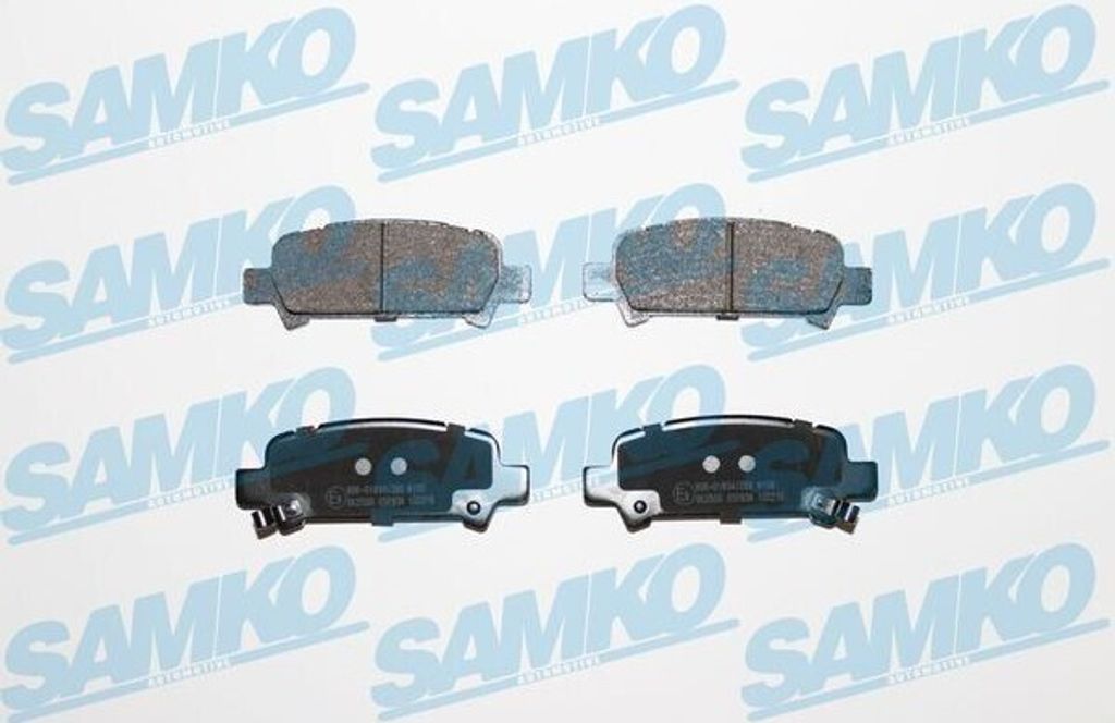 SAMKO Bremsbeläge Satz Hinten Bremsklötze für SUBARU FORESTER (SG) 5SP838
