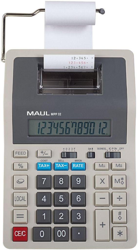 MAUL Tischrechner printing MPP 32 LCD-Anzeige 1-zeilig, 12 Produktbild 