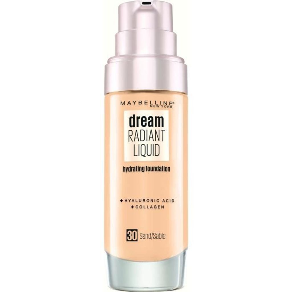 Maybelline Dream Radiant Liquid Hydrating Foundation 30 Sand 30ml
