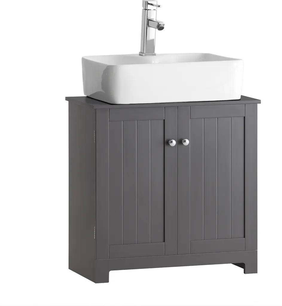 Mobiletto Sottolavabo SoBuy BZR18-DG | Ordine Perfetto in Bagno