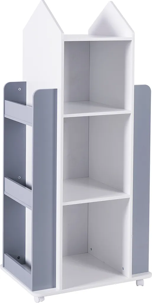 Fini le désordre avec l'étagère pivotante ROCKET pour livres et jouets