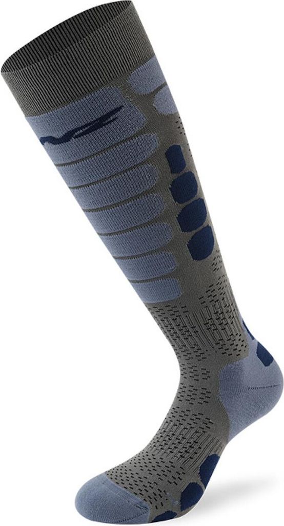 Lenz Skiing 5.0 Socken, grau/blau, 35-38
