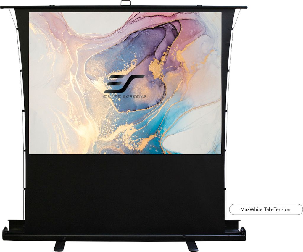 ezCinema Plus - Mobile Kofferleinwand-MaxWhite- geeignet für: Standard-Throw projectors - standard matt-Weißes Leinwandtuch für normale Projektion