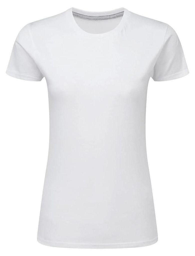 SG Damen T-Shirt Perfect Print FK781 (XS) (Weiß)