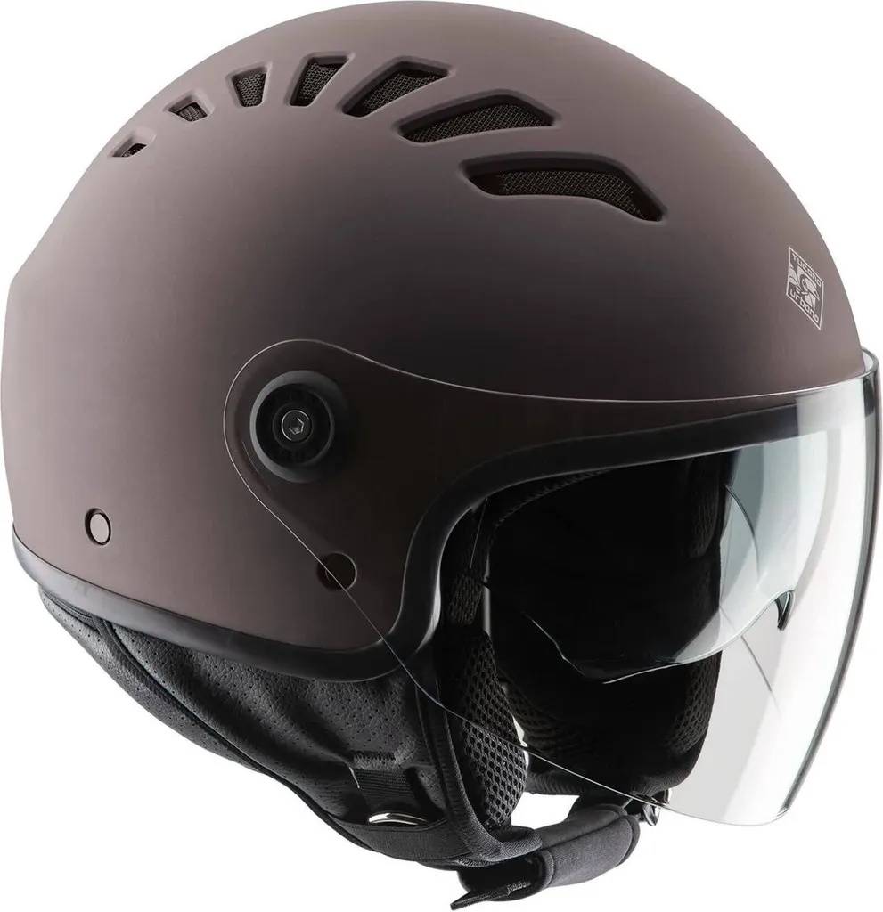 Casque Demi-Jet Tucano Urbano EL'TOP Matt Bronze XL pour scooter urbain