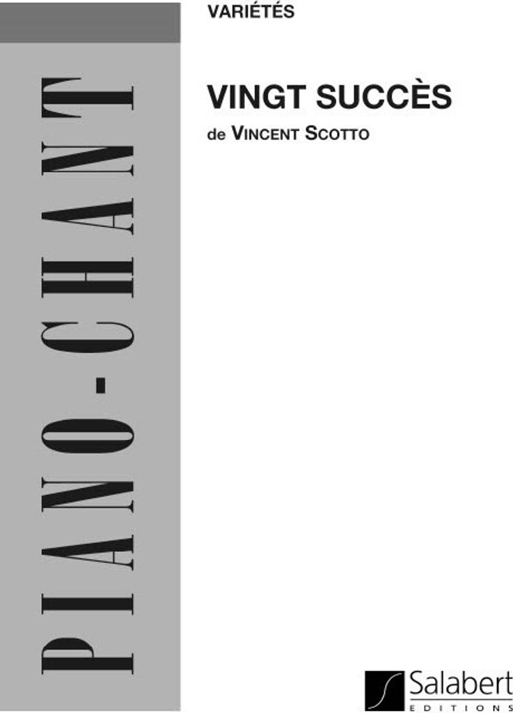 20 succes varietes pour chant et piano