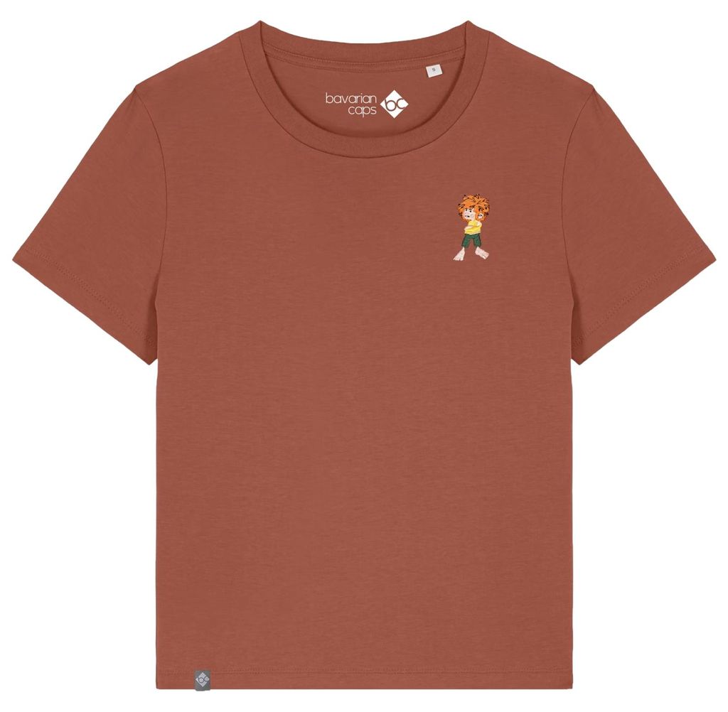 Bavarian Caps Damen T-Shirt , Pumuckl grantig Rost, S