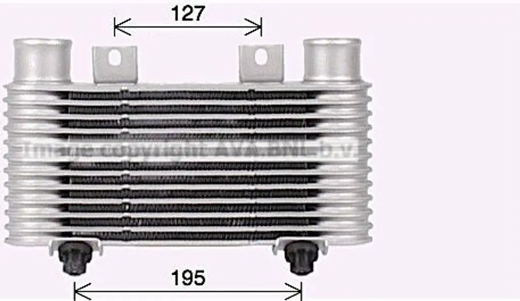 Intercooler PRASCO MZ4239 pour Ford Ranger EQ ER R OE 2M359L440AA