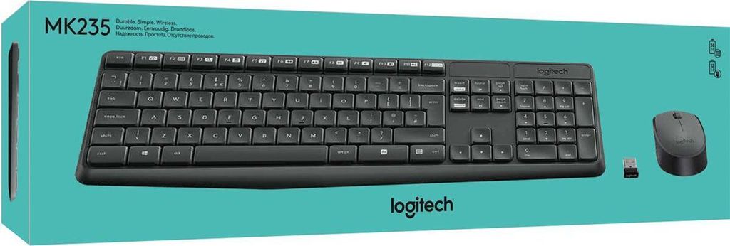 Logitech MK235 - Zestaw klawiatura i mysz - bezprzewodowy Zdjęcie produktu 21