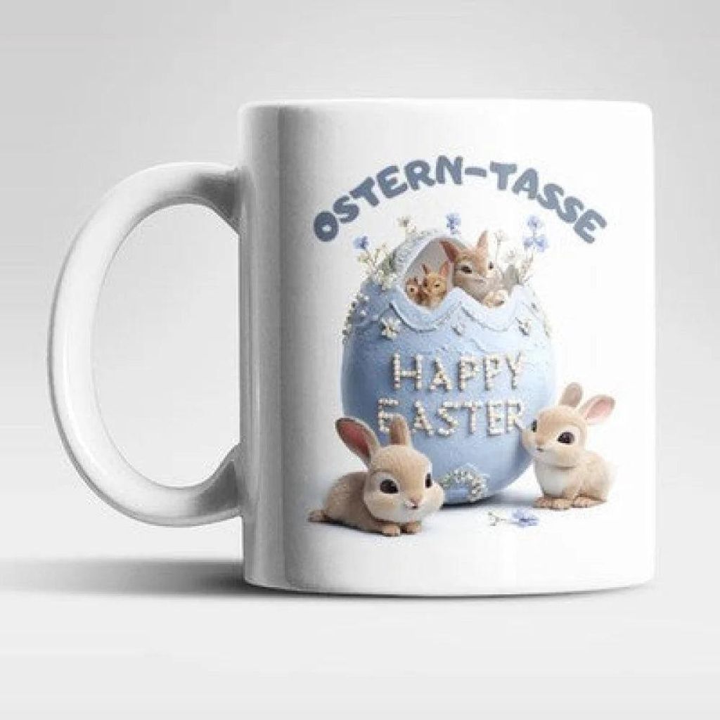 Anti Stress Ostern Hase Kaffeetasse Teetasse Tasse Geschenkidee