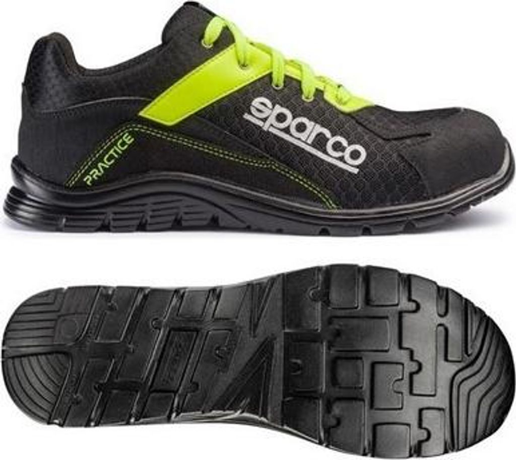 SPARCO TEAMWORK Sicherheitsschuhe 0751743NRGF Mikrofaser Produktbild 