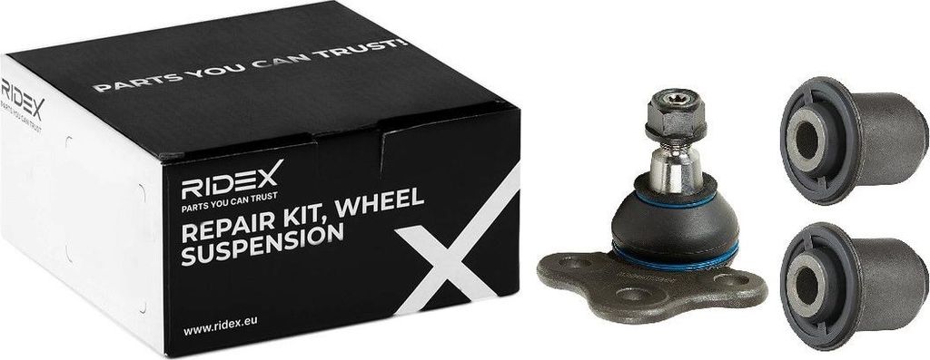 RIDEX 771R0125 Reparatursatz Radaufhängung für Querlenker für RENAULT Duster (HS) Vorne Rechts Vorne Links