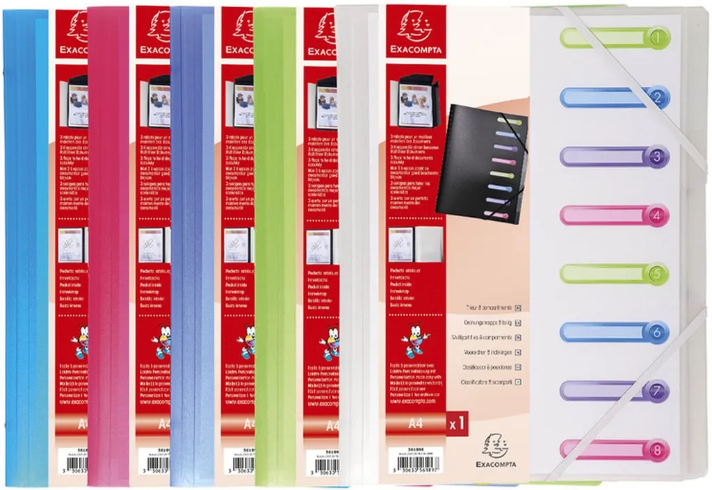 Ne perdez plus vos documents A4 grâce au trieur Chromaline 8 compartiments - 2