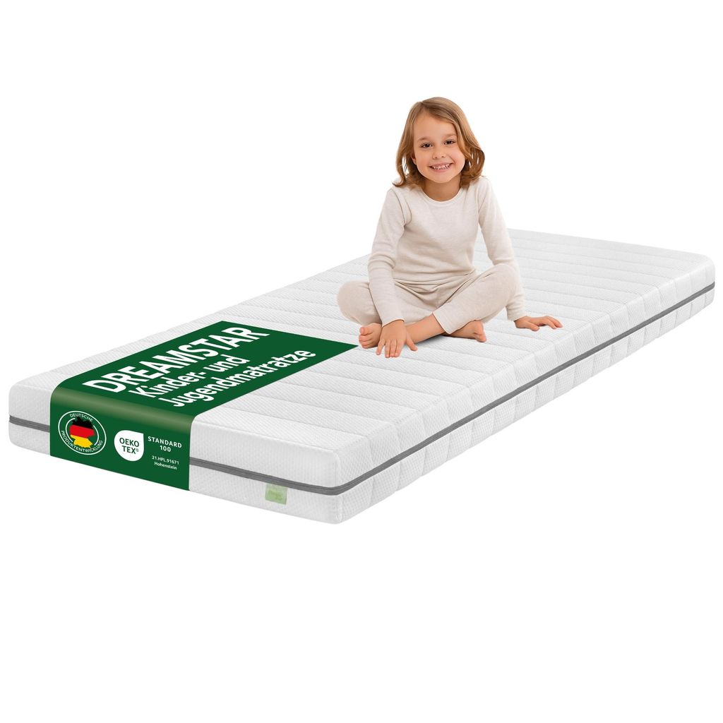 Kindermatratze 90x200 cm | 13 cm hoch | Jugendmatratze | Produktbild 