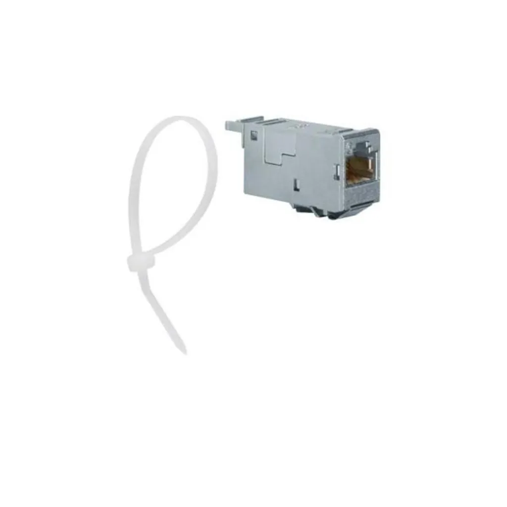 Module RJ45 pour coffret de communication Hager VU603NWH CAT 6a E-Dat - 2