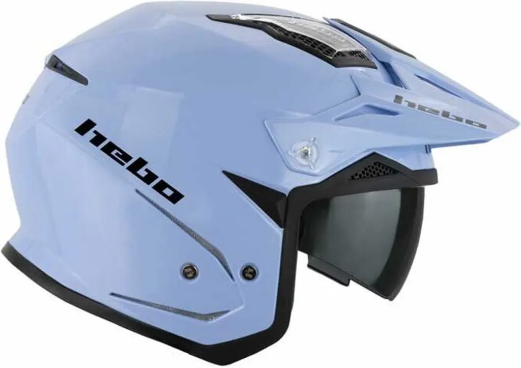 Casque Hebo Zone 5 Mono V6 Bleu S : Fini la Chaleur et le Poids en Trial