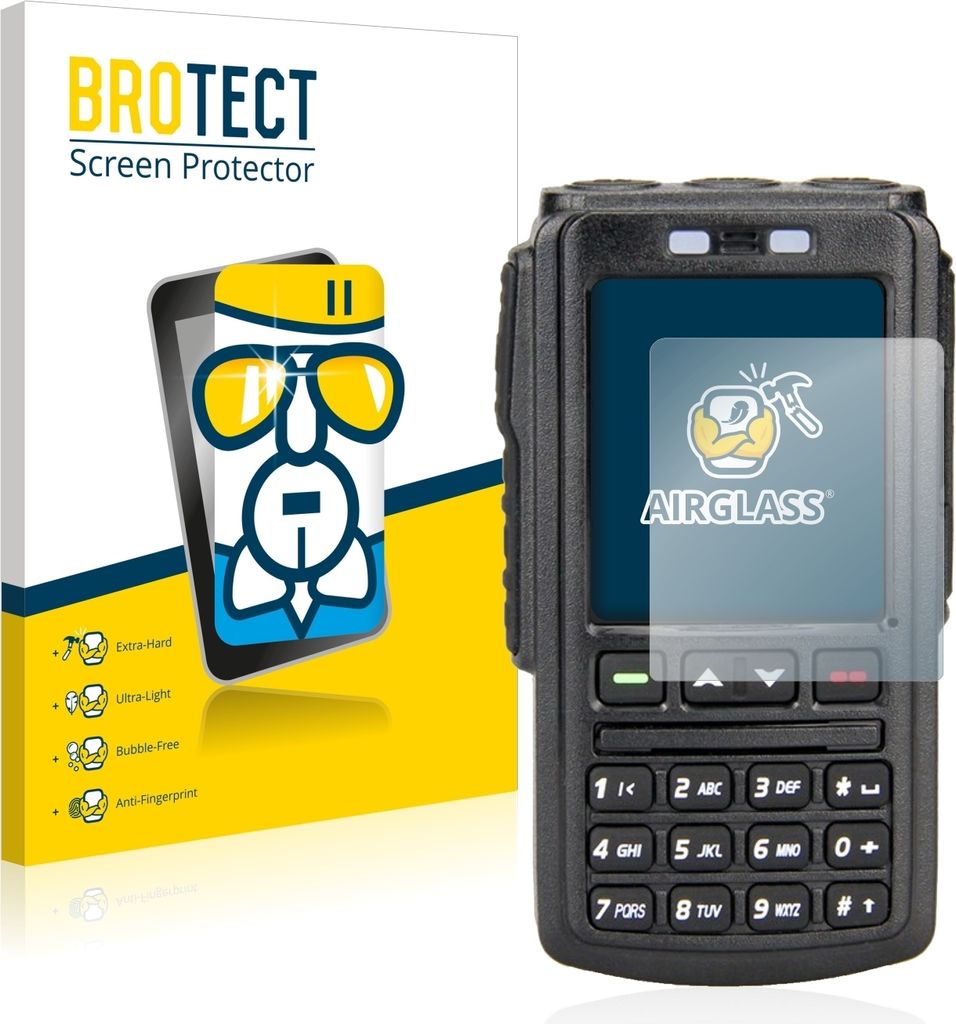 BROTECT Schutzglas für AnyTone BT-01 Schutzfolie Panzer Folie Glas Display Schutz klar