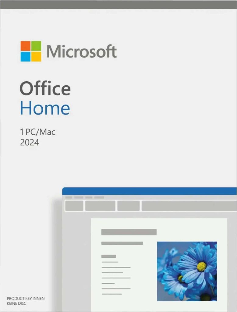 Office 2024 Home and Student German EuroZone Medialess Obrázok produktu