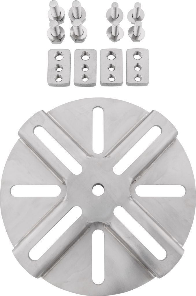 Doppler Vario Adapterplatte Vario 6 - 17 cm Edelstahl Produktbild 