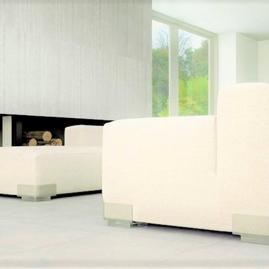 Fliesen Betonoptik Weiss 30x61 cm CASA39 Casalgrande Padana Cemento