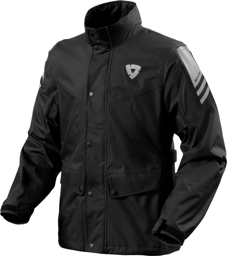 Revit Nitric 4 H2O Motorrad Regenjacke, schwarz, L