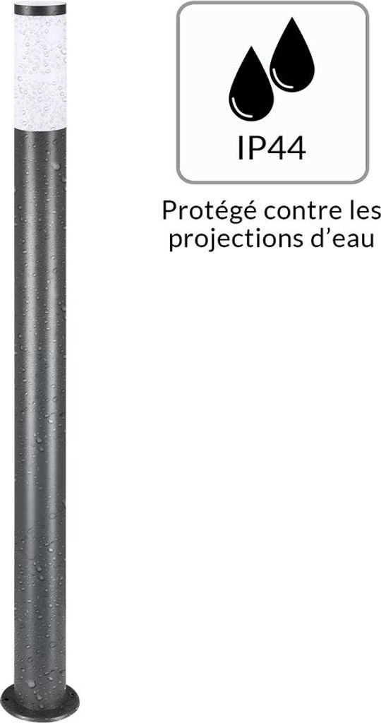 Lampadaire extérieur 100 cm Luminaire de jardin E27 avec Image du produit 