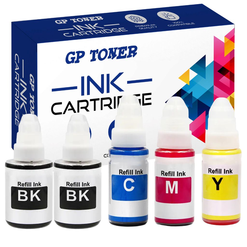 5X Tusz Gi-490 Do Canon Pixma G1400 G2400 G3400 G3411 Zdjęcie produktu 